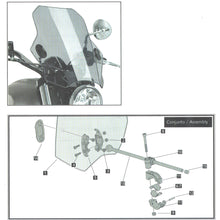 Cargar imagen en el visor de la galería, PARABRISAS HUMO OBSCURO UNIVERSAL 1101BK (JUEGO)