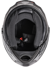 Cargar imagen en el visor de la galería, Casco Kov Estelar Cyborg Negro (Luz Led) Abatible