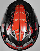 Cargar imagen en el visor de la galería, Casco Kov Spartan Error Rojo Integral