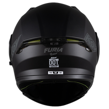 Cargar imagen en el visor de la galería, Casco Kov Furia Negro Mate Abatible