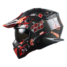 Cargar imagen en el visor de la galería, Casco Kov Rock-O Harley Quinn Modular