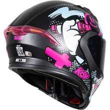 Cargar imagen en el visor de la galería, Casco Kov Furia Tagger Morado Abatible