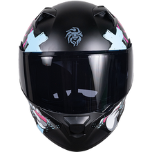 Cargar imagen en el visor de la galería, Casco Kov Furia Tagger Morado Abatible