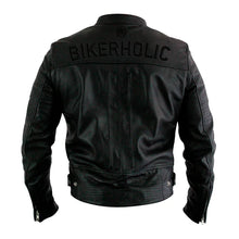 Cargar imagen en el visor de la galería, CHAMARRA KOV DE PIEL SIN PROTECCIONES V1 NEGRA