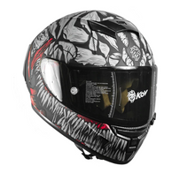 Cargar imagen en el visor de la galería, Casco Aircut Carnivor Black Integral