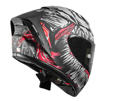 Cargar imagen en el visor de la galería, Casco Aircut Carnivor Black Integral