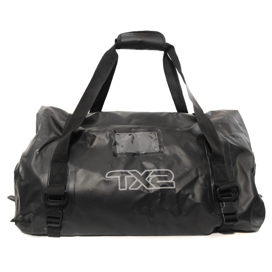 MALETA IMPERMEABLE TECHX2 MOD. DR42 NEGRA 60L(VALVULA DE VENTILACIÓN)