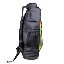 Cargar imagen en el visor de la galería, MOCHILA IMPERMEABLE TECHX2 MOD. DR27 NEGRA/AMARILLO 25LTS
