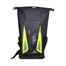 Cargar imagen en el visor de la galería, MOCHILA IMPERMEABLE TECHX2 MOD. DR27 NEGRA/AMARILLO 25LTS
