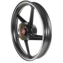 Cargar imagen en el visor de la galería, RIN TRASERO ALUMINIO NEGRO PARA ITALIKA FT150 GTS '18-'24
