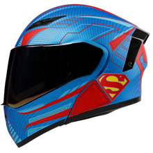 Cargar imagen en el visor de la galería, Casco Kov Estelar Superman con Led Abatible
