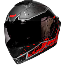 Cargar imagen en el visor de la galería, CASCO KOV ZERO DC BATMAN ROJO ABATIBLE
