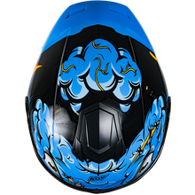 Cargar imagen en el visor de la galería, Casco Kov Rush Brainy Azul Abatible
