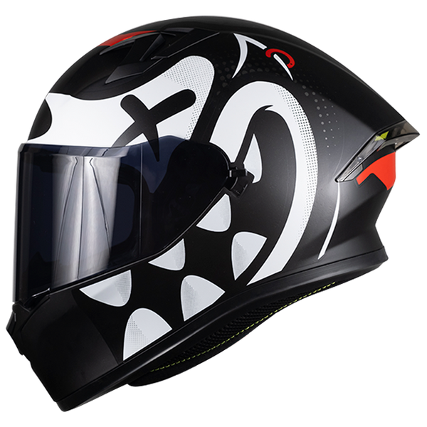 Casco Kov Pixel Crazy Blanco Integral