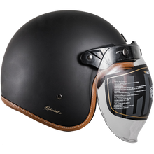 Cargar imagen en el visor de la galería, Casco Kov Classic 3/4 Negro Solido
