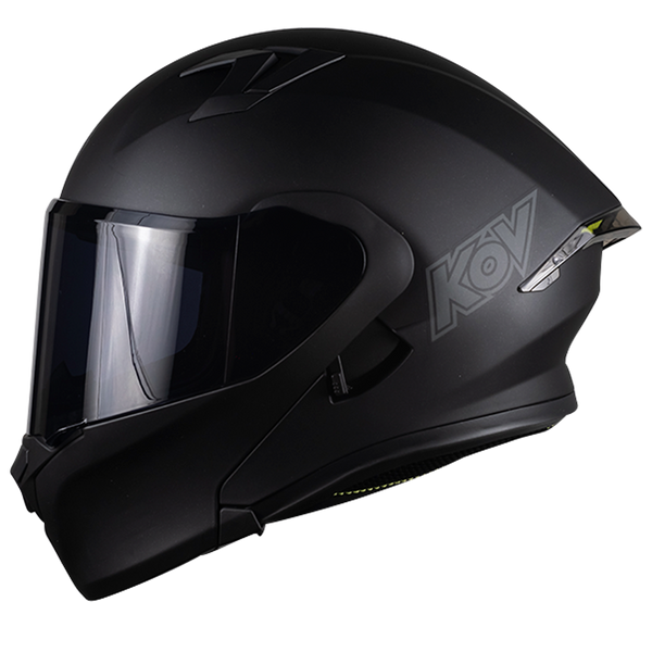 Casco Kov Furia Negro Mate Abatible