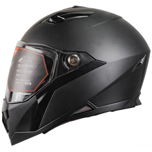 Cargar imagen en el visor de la galería, Casco Kov Jet Negro Mate Integral
