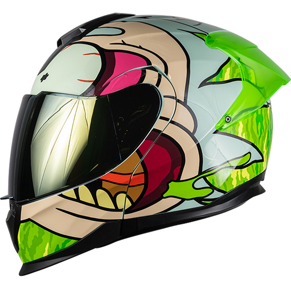 Casco Kov Apex Rick Face (Rick y Morty) Fluorescente