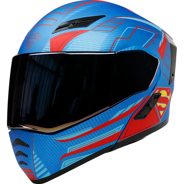 Casco Kov Estelar Superman con Led Abatible