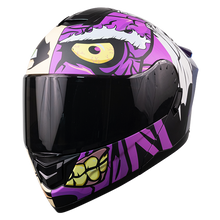 Cargar imagen en el visor de la galería, Casco Kov Zero Two Faces Morado
