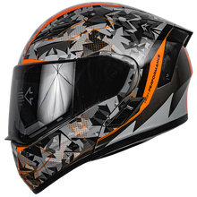 Cargar imagen en el visor de la galería, Casco Kov Estelar Wrap Naranja Abatible
