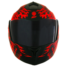 Cargar imagen en el visor de la galería, Casco Kov Stealth Zapata Rojo Abatible
